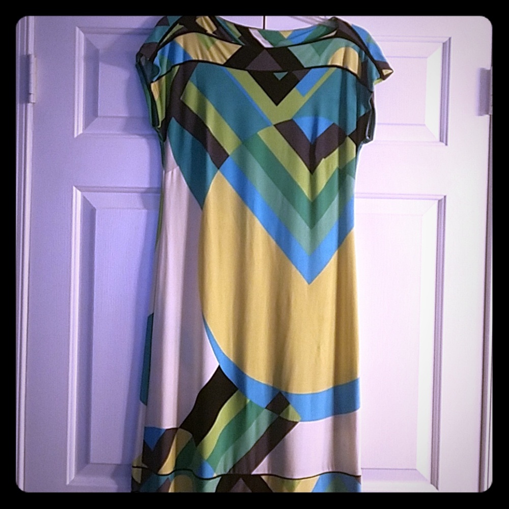 Print Stretch Multi Dress